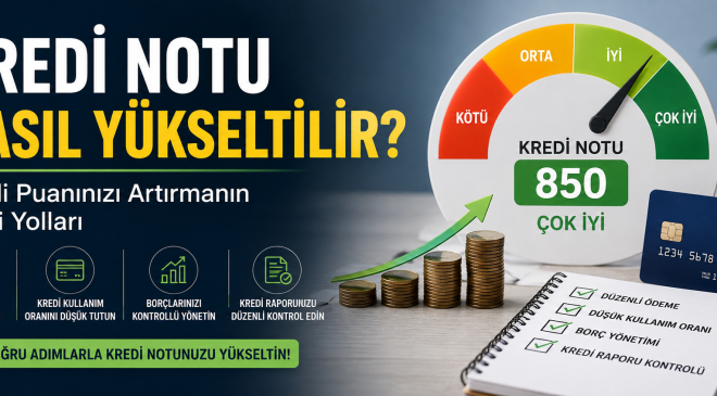 Kredi Notunu Yükseltmenin Püf Noktaları! İşte Bilmeniz Gerekenler