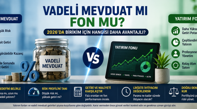 Uzmanlardan Yatırım Uyarısı! Vadeli Mevduat mı, Fon mu Daha Avantajlı?