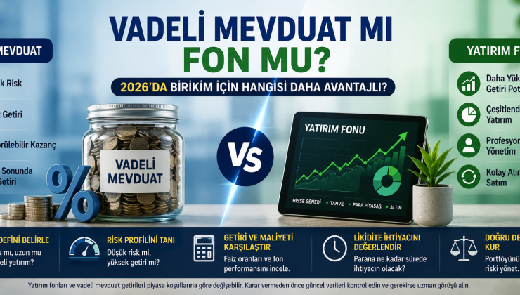 Uzmanlardan Yatırım Uyarısı! Vadeli Mevduat mı, Fon mu Daha Avantajlı?